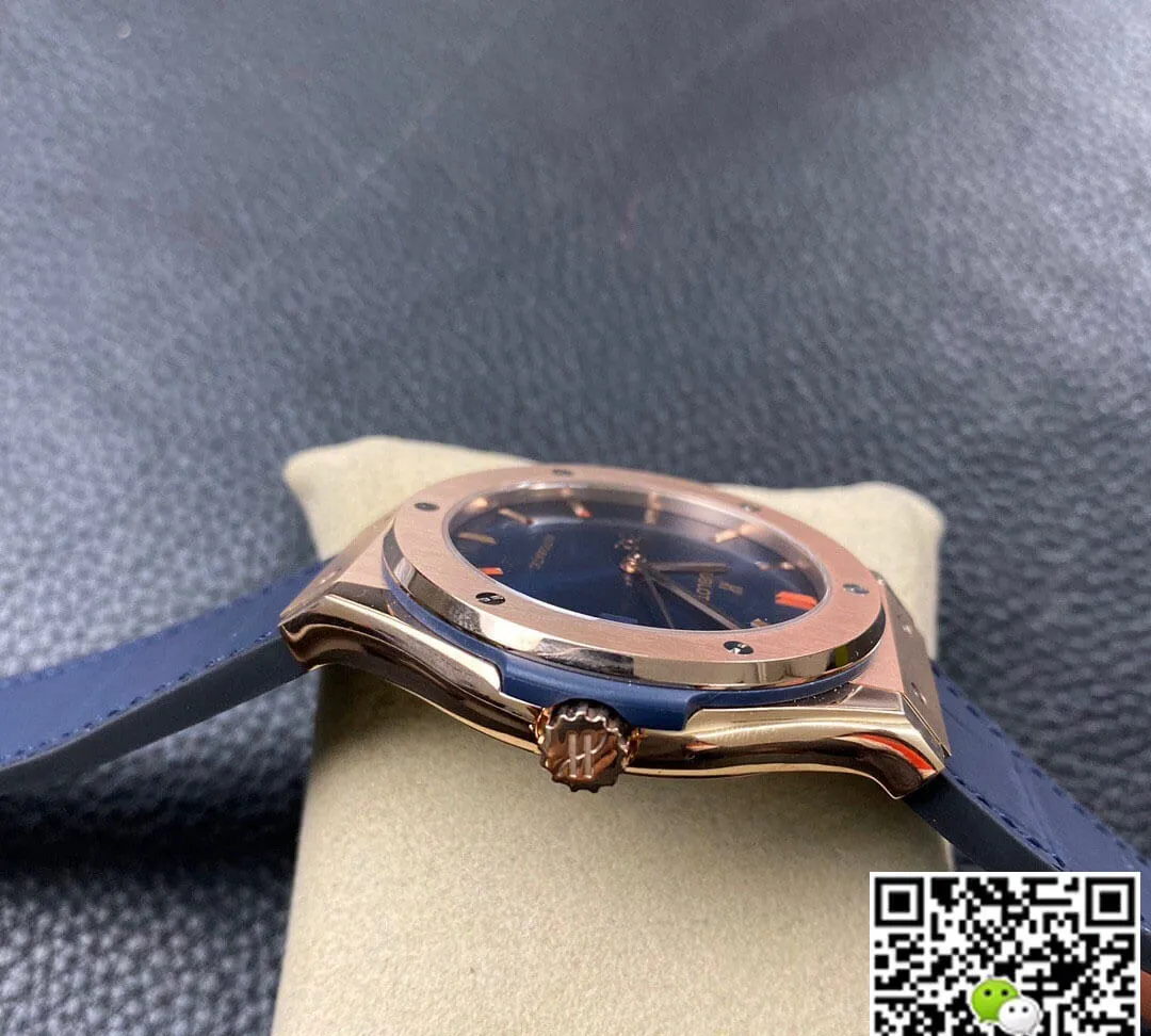 Hublot Classic Fusion 542.OX.7180.LR 42MM WWF Factory 1:1 Best Edition Replica Watch Blue Strap